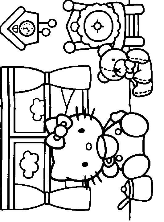 Hello Kitty kolorowanki